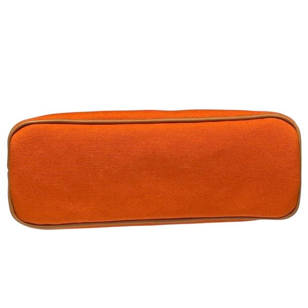Hermes Bolide25 Cotton Canvas Pouch