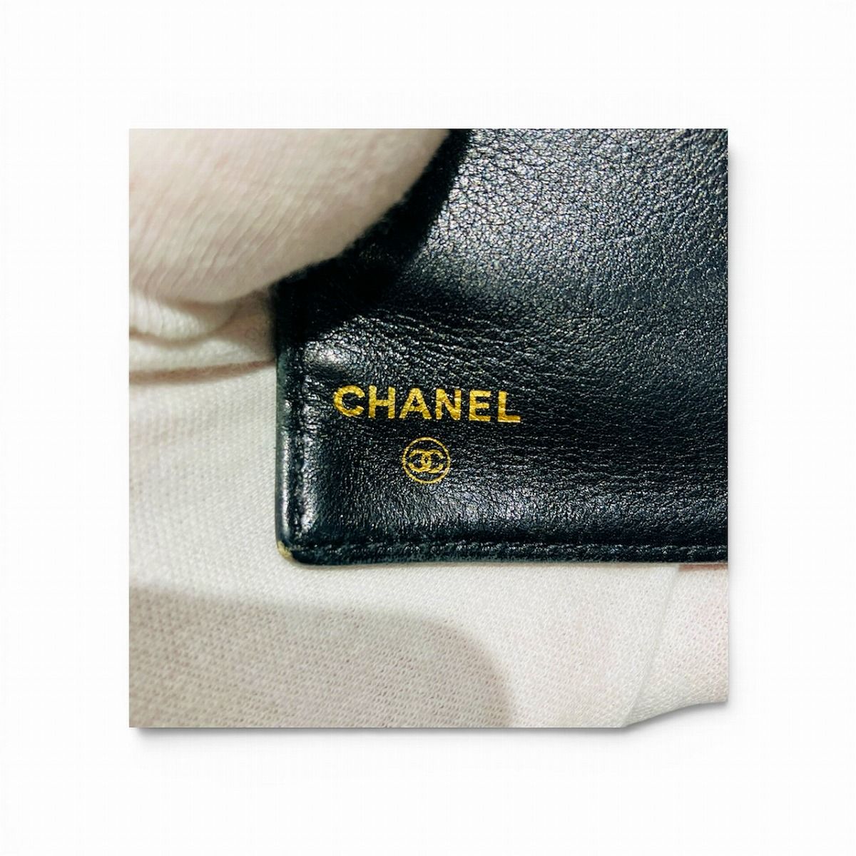 Chanel Coco Mark Caviar Skin Wallet