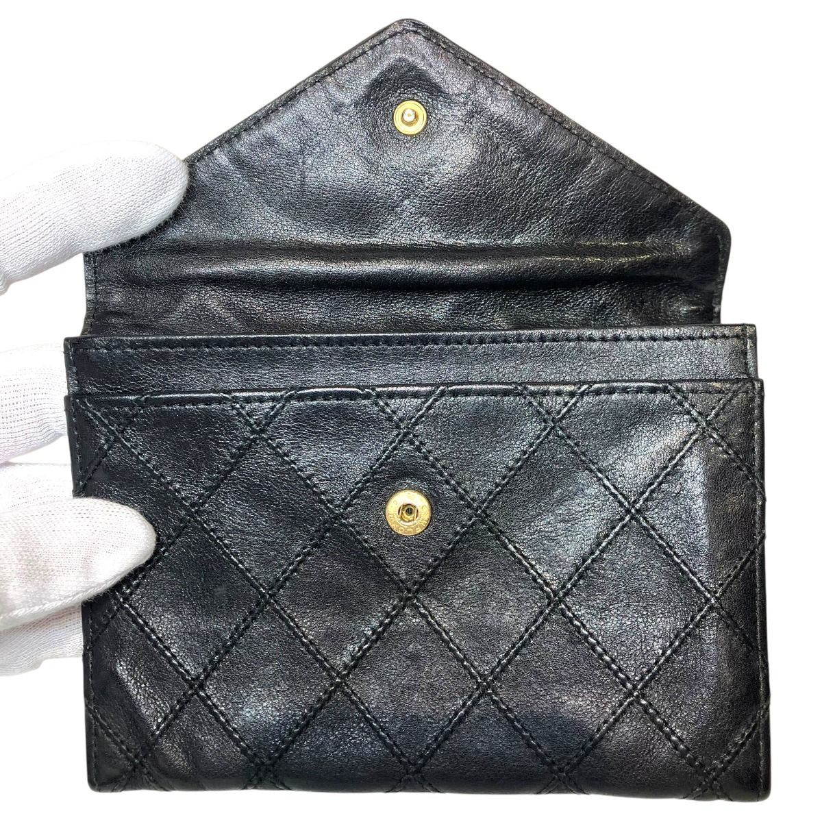 Chanel Bicolor Leather Wallet