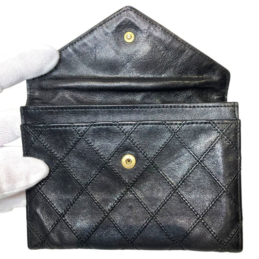 Chanel Bicolor Leather Wallet