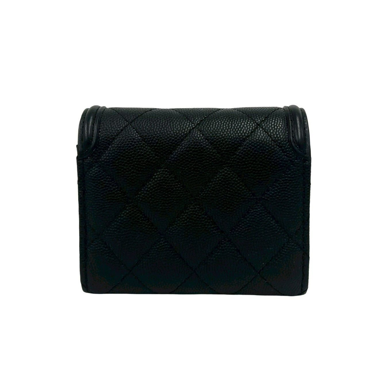 Chanel CC Filigree Leather Wallet
