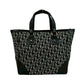 Christian Dior Trotter Canvas Leather Tote Bag