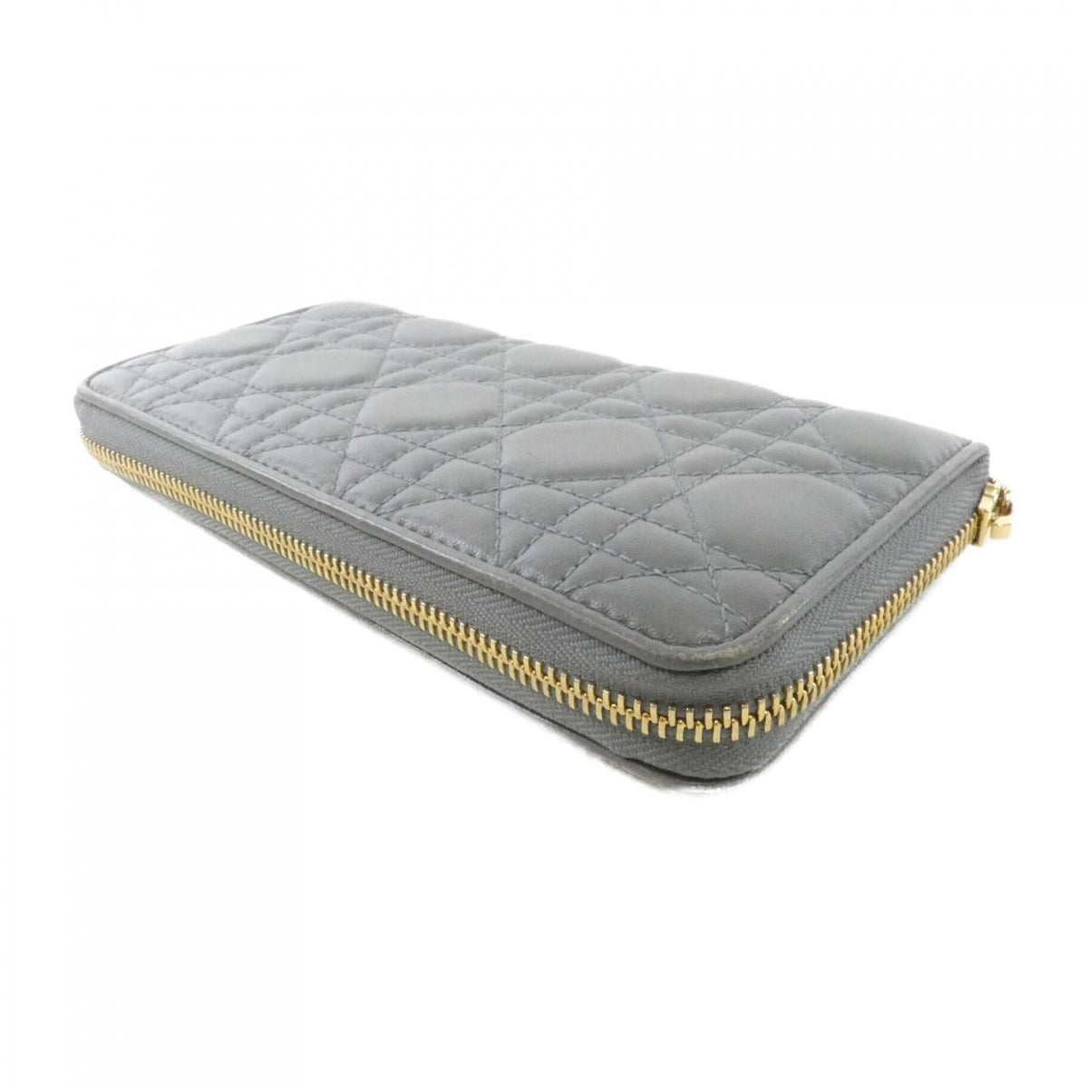 Christian Dior Lady Dior Voyageur Lambskin Long Wallet
