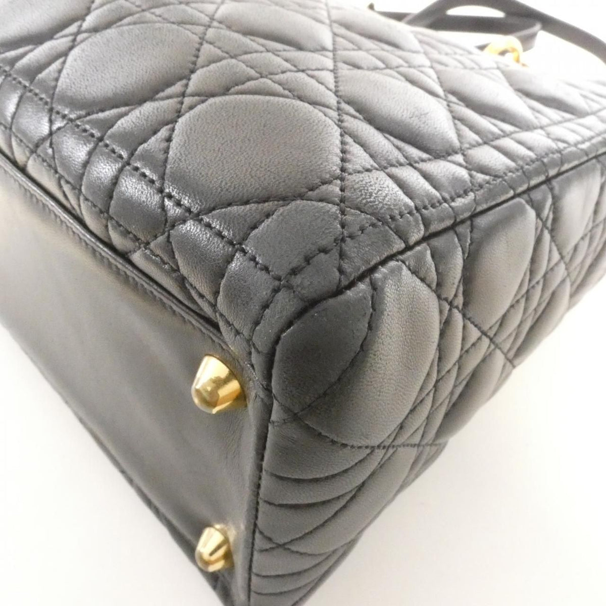 Christian Dior Lady Dior Lambskin Handbag