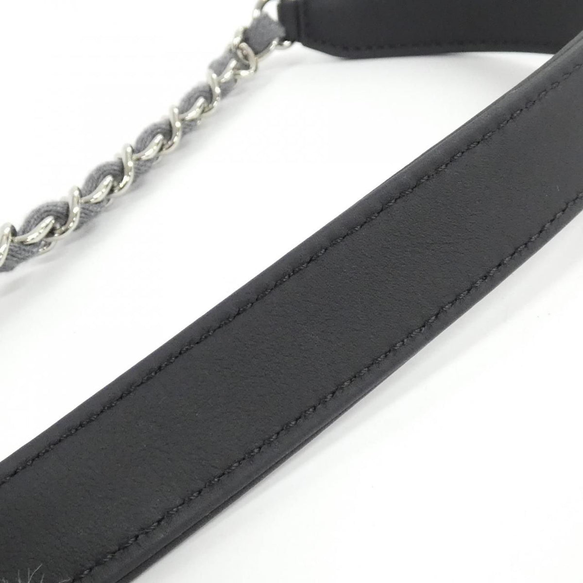 Chanel Deauville Canvas Calf Shoulder Bag