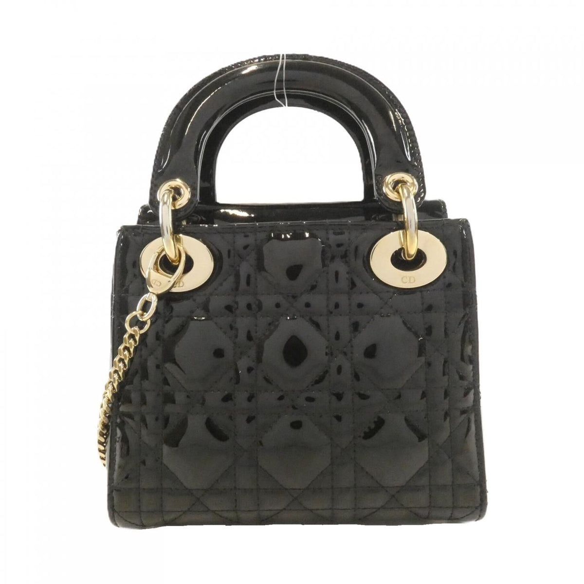 Christian Dior Lady Dior Patent Mini Bag