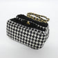 Chanel Shearling Sheepskin Tweed Shoulder Bag