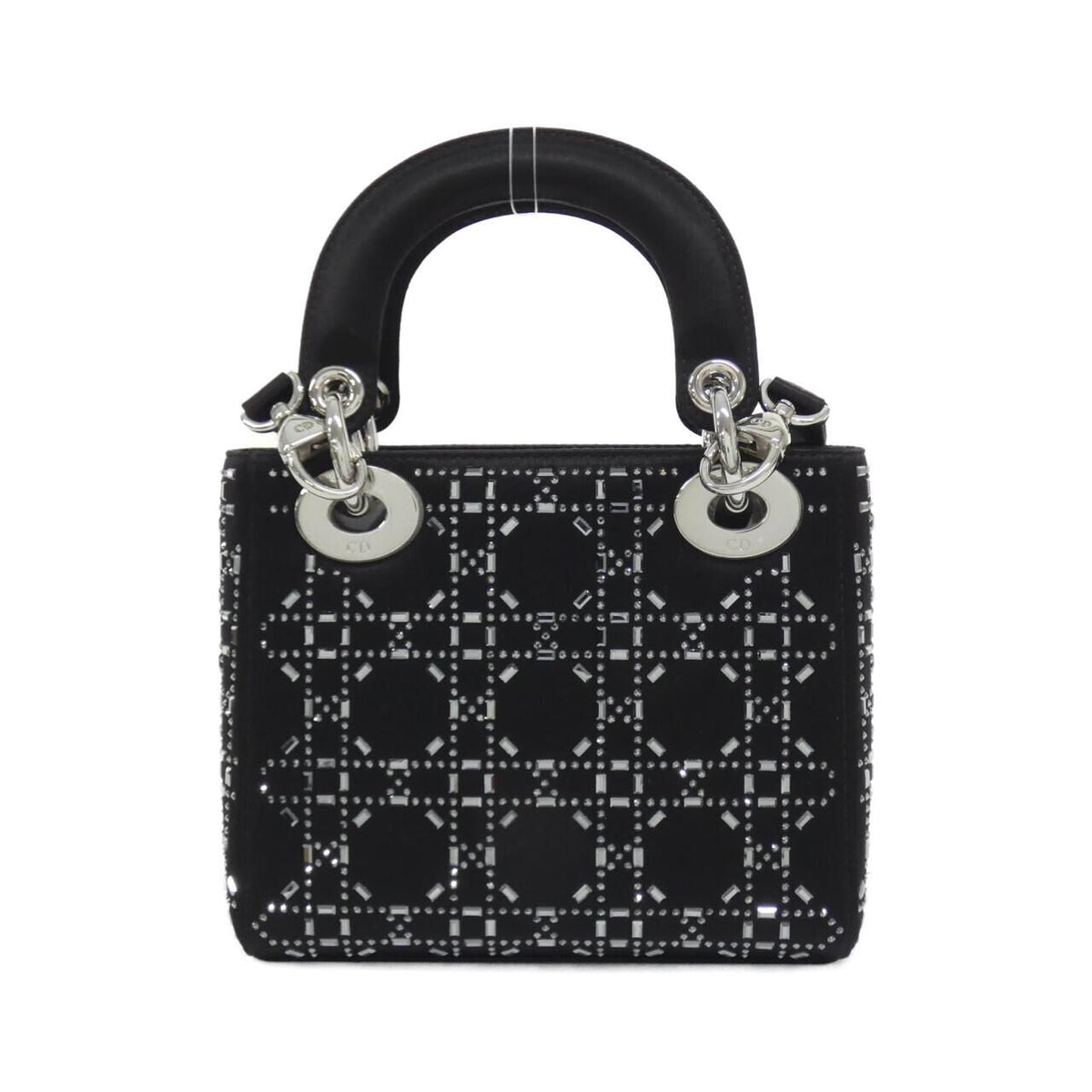 Christian Dior Lady Dior Satin Handbag