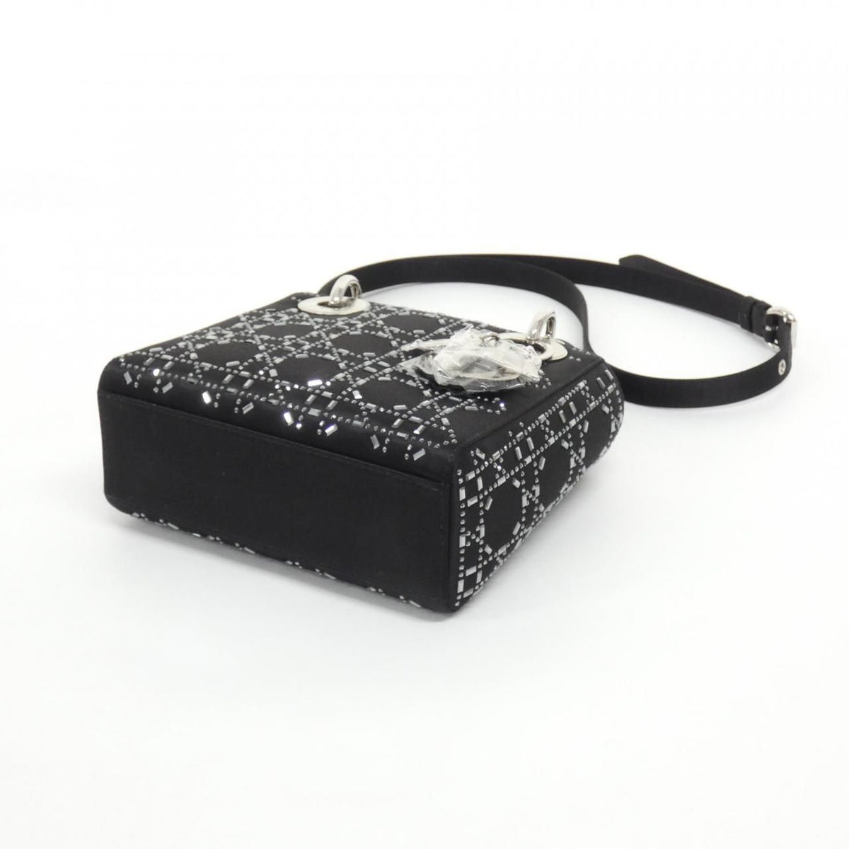 Christian Dior Lady Dior Satin Handbag