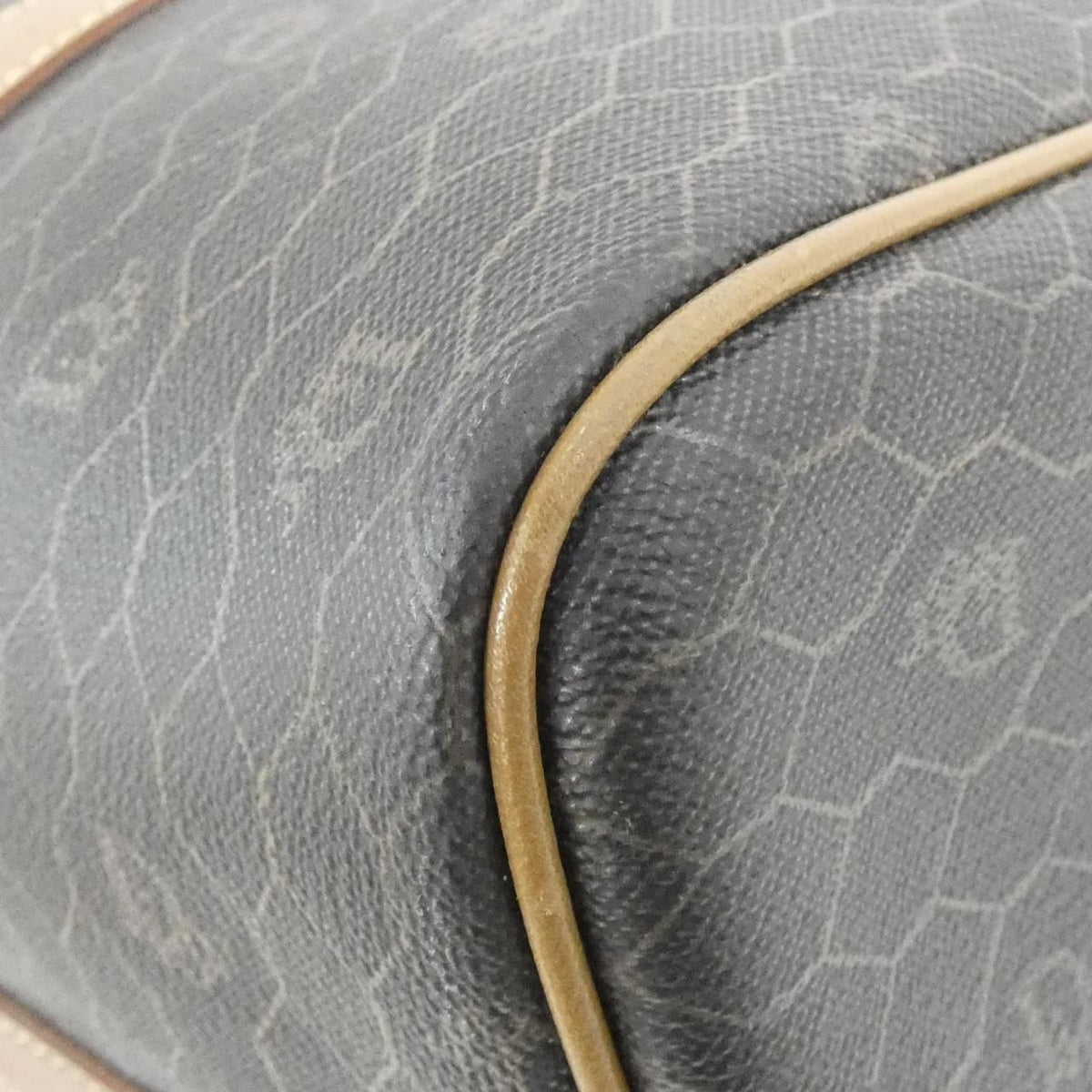 Christian Dior Coated Canvas Boston Bag