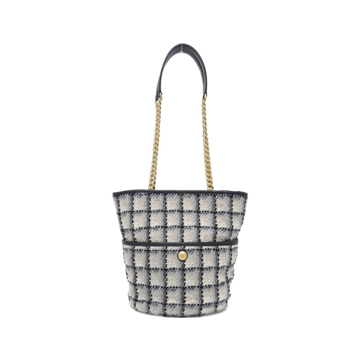 Chanel Cotton Wool Tweed Shoulder Bag