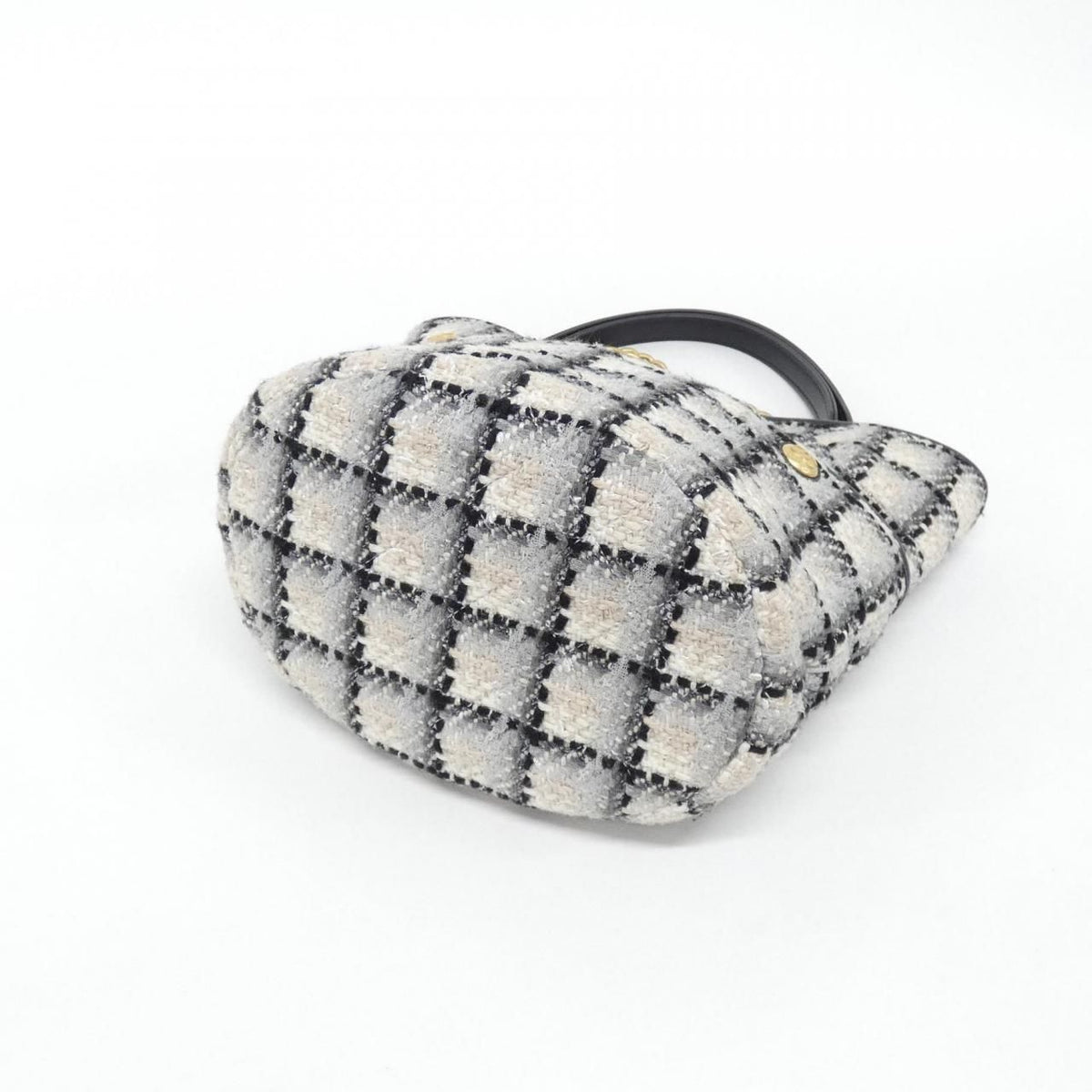 Chanel Cotton Wool Tweed Shoulder Bag