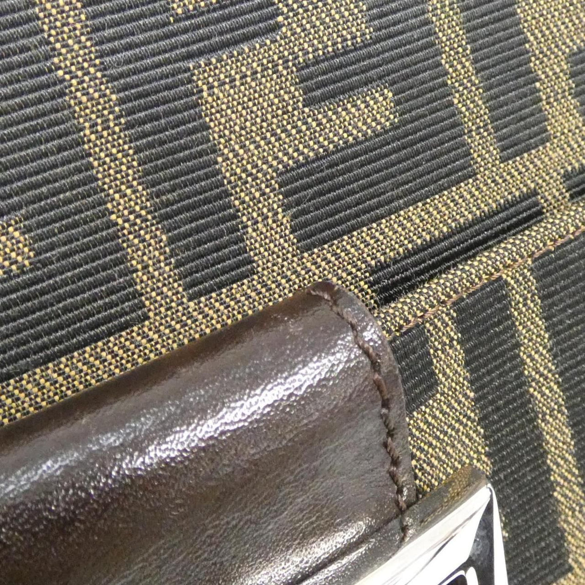 Fendi Canvas Shoulder Bag
