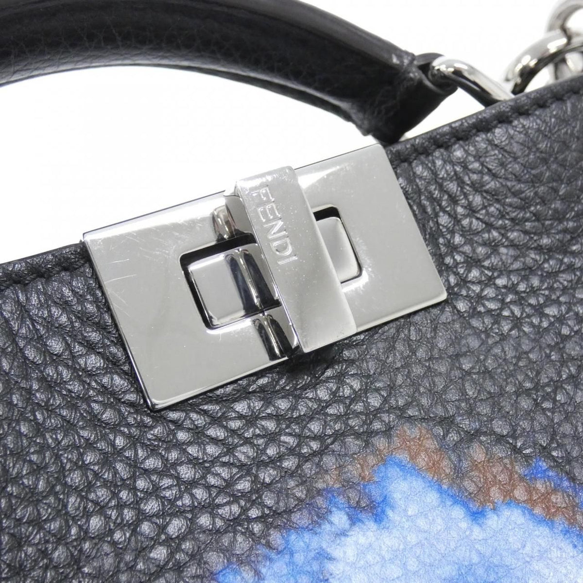 Fendi Peekaboo I See You Small Calf Handbag