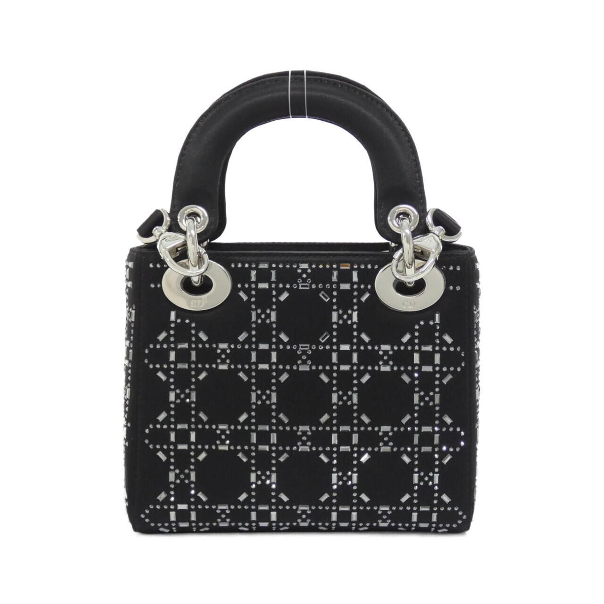 Christian Dior Lady Dior Satin Handbag
