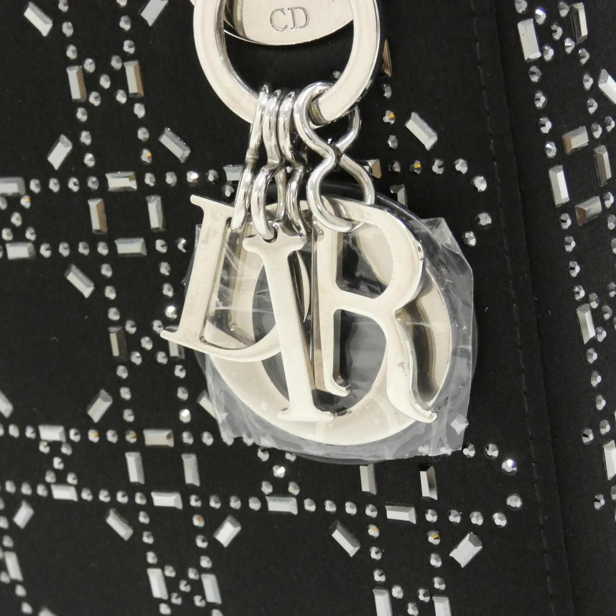 Christian Dior Lady Dior Satin Handbag