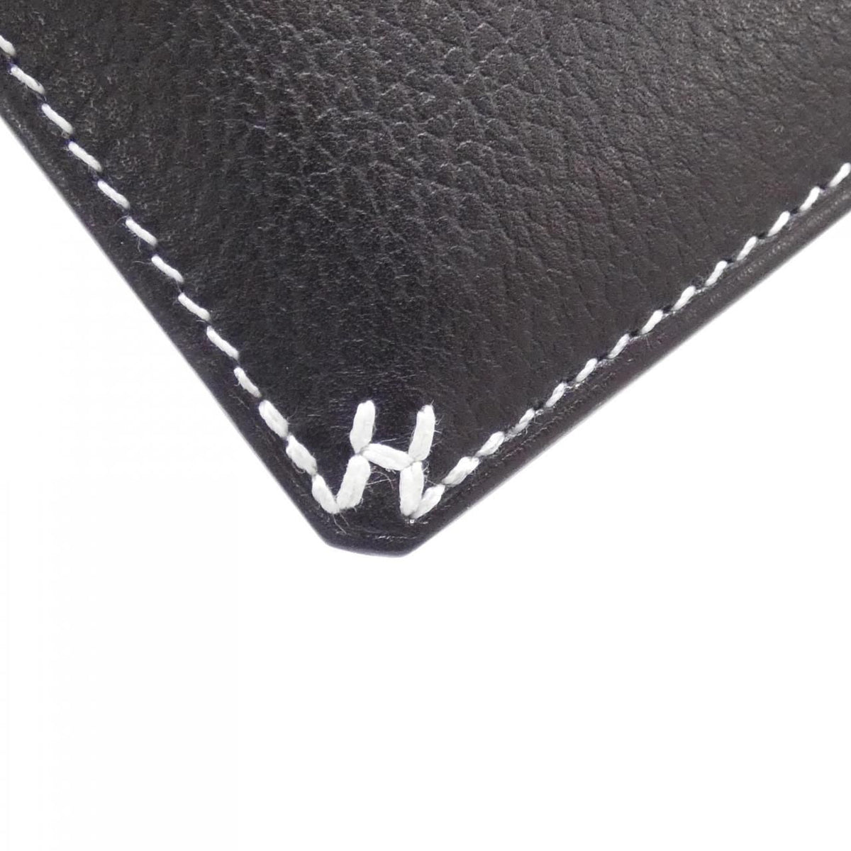 Hermes H Sellier Verso Evergrain Card Case