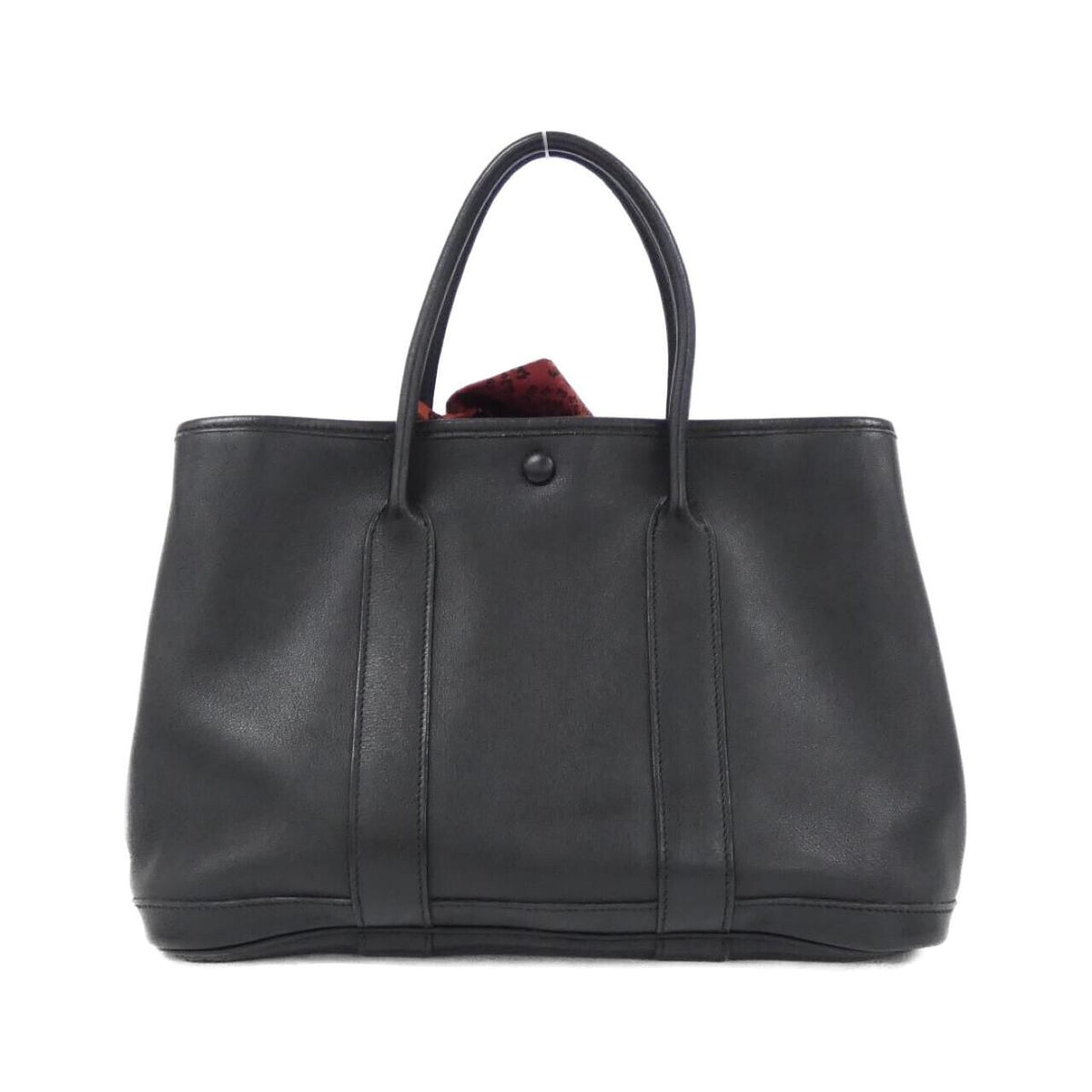 Hermes Garden Twilly leather silk tote bag