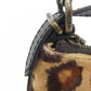 Fendi 8BR248 Leather Canvas Shoulder Bag