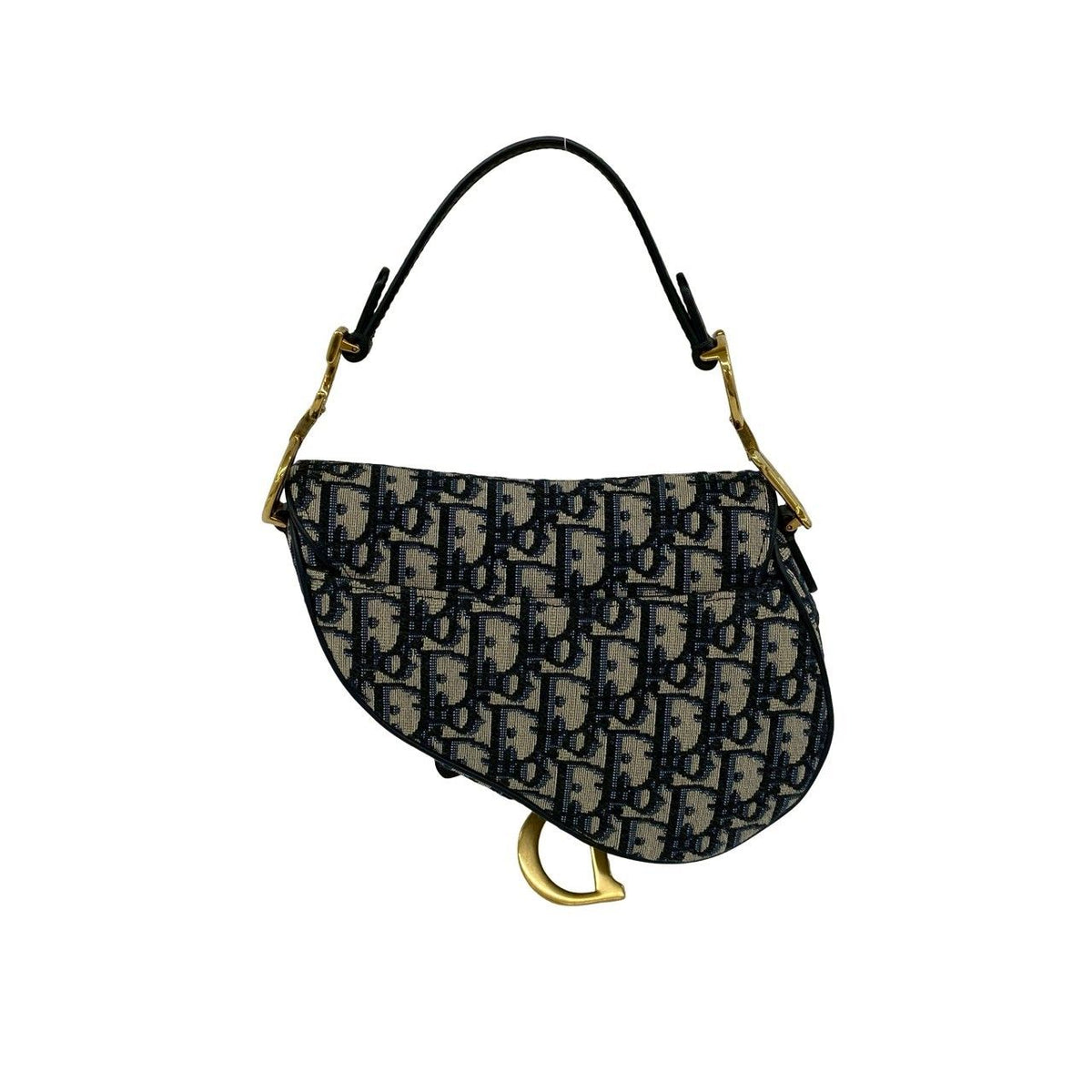 Christian Dior Oblique Canvas Leather 2way Bag