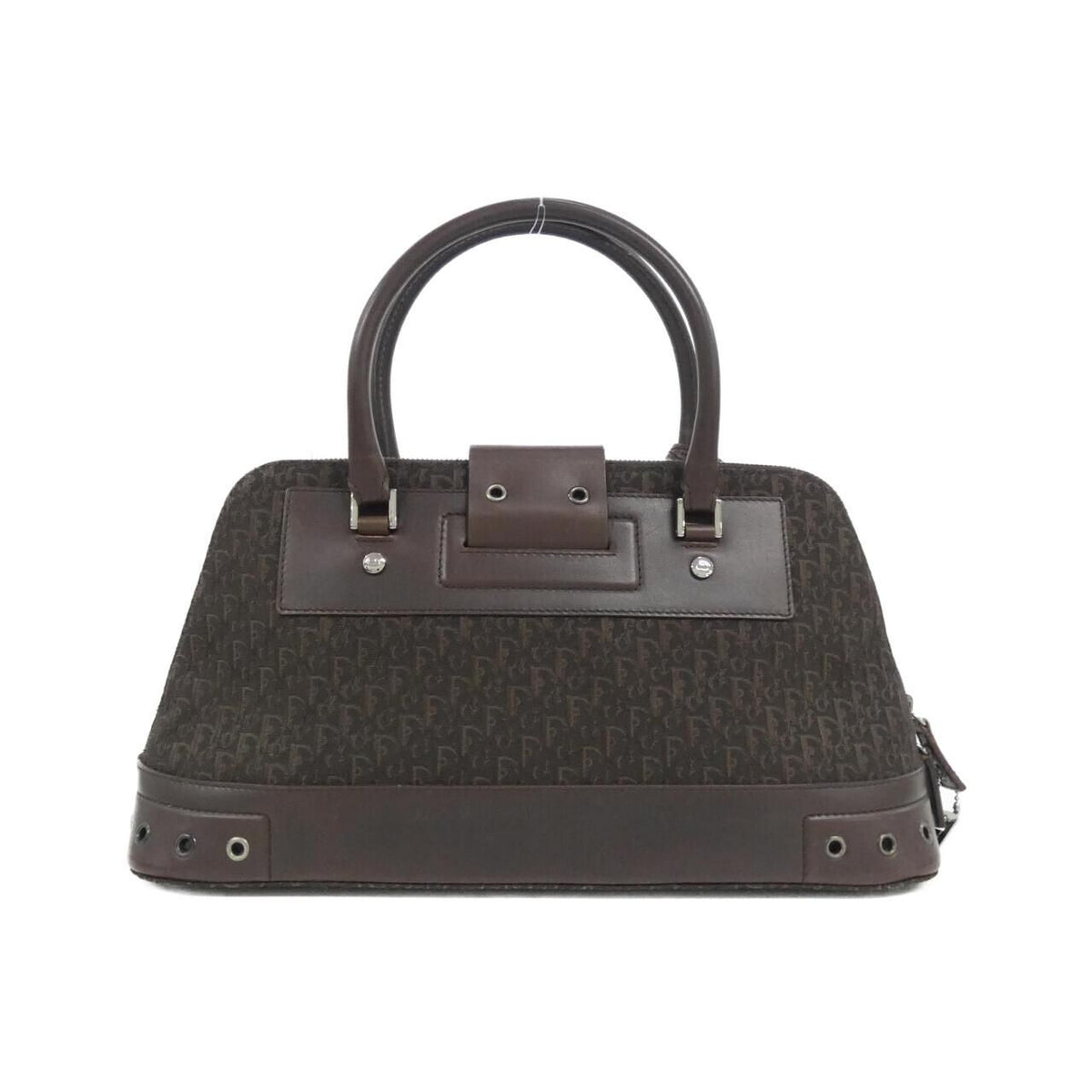 Christian Dior Canvas Leather Handbag