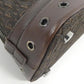 Christian Dior Canvas Leather Handbag