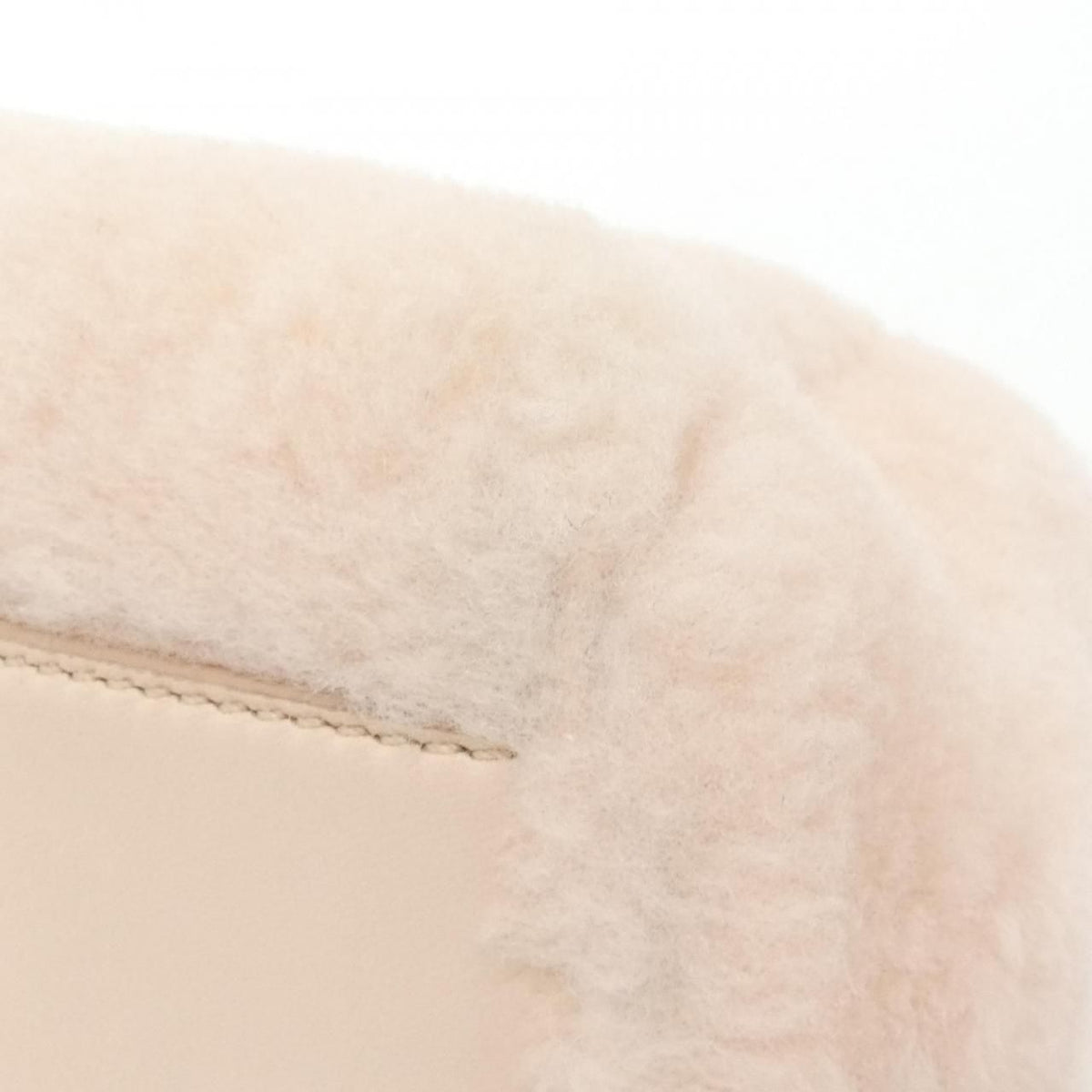 Fendi Peekaboo Mini Shearling Lambskin Shoulder Bag
