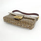 Fendi Baguette PVC Canvas Shoulder Bag