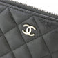 Chanel Timeless Classic Caviar Skin Clutch