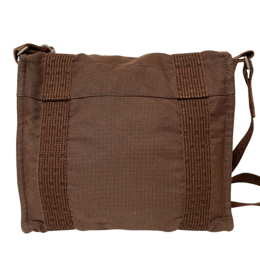 Hermes Herline Nylon Canvas Shoulder Bag PM