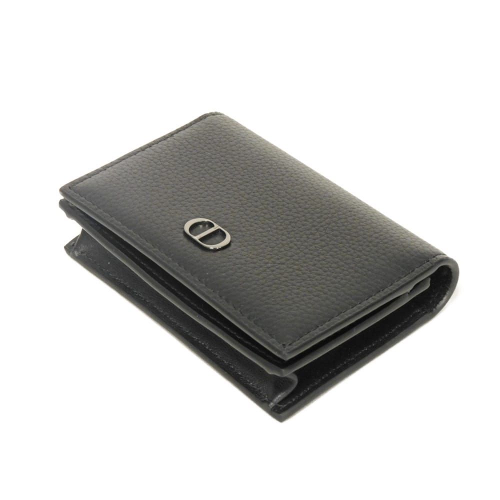 Dior CD ICON Grained Calfskin Card Holder
