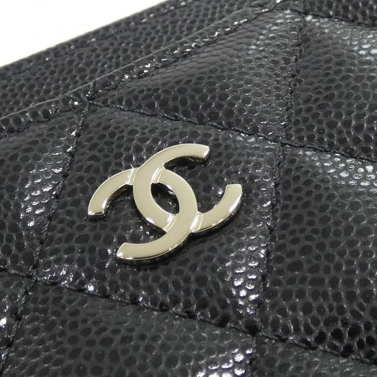 Chanel Timeless Classic Caviar Skin Card Case