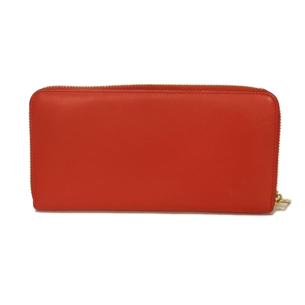 Loewe Zip Around Wallet Calf Leather Long Wallet