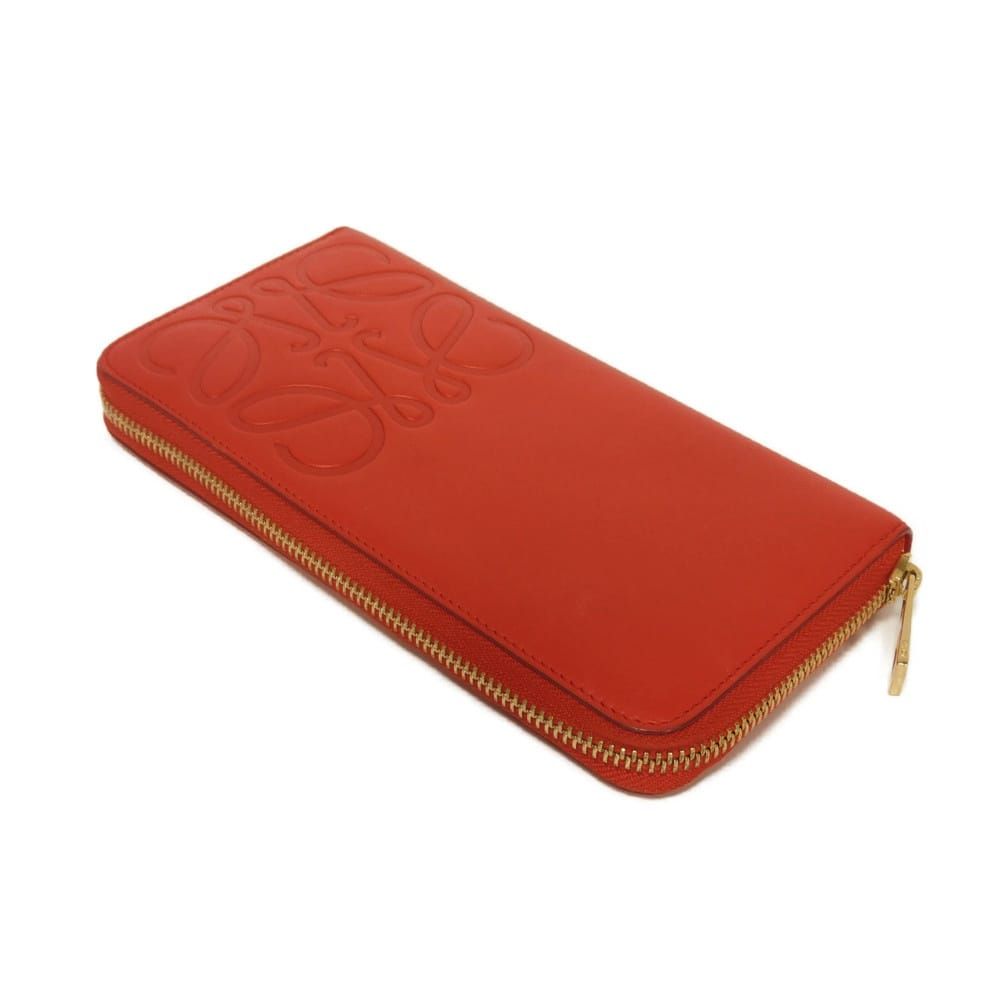Loewe Zip Around Wallet Calf Leather Long Wallet