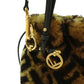Fendi Mon Tresor Leather Bucket Bag