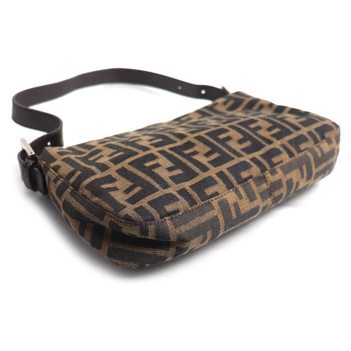 Fendi Mamma Baguette Canvas Handbag