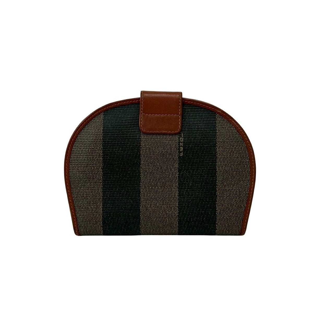 Fendi Pequin Leather Bifold Wallet