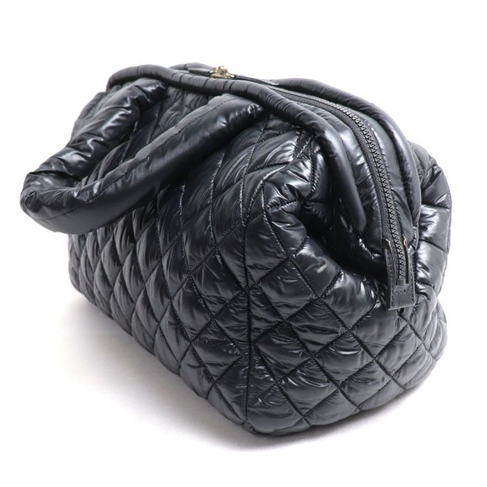 Chanel Coco Cocoon nylon leather boston bag