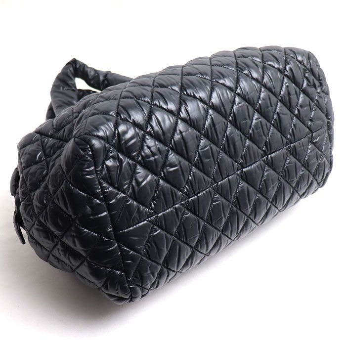 Chanel Coco Cocoon nylon leather boston bag