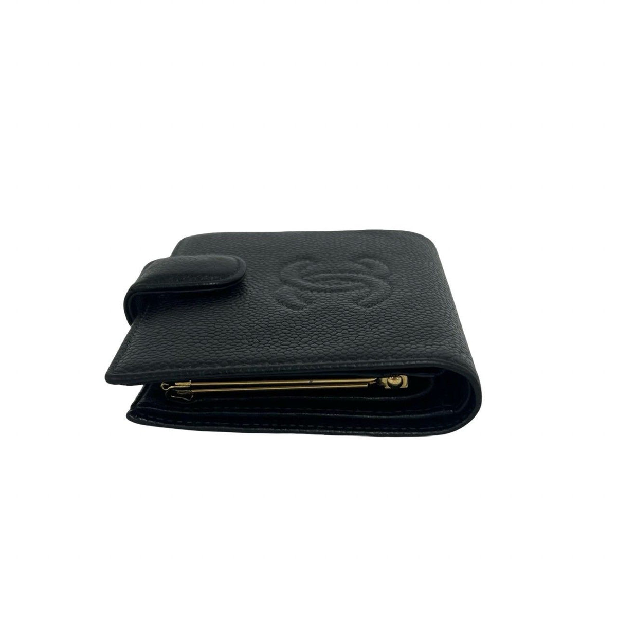 Chanel Coco Mark Leather Wallet