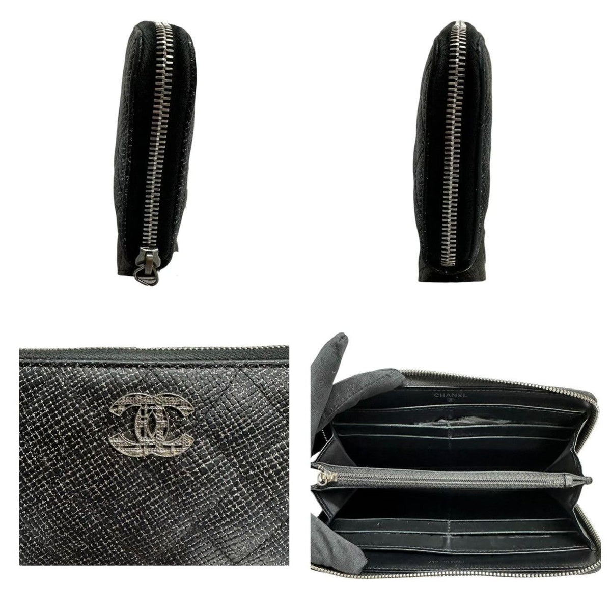 Chanel Matelasse Leather Long Wallet