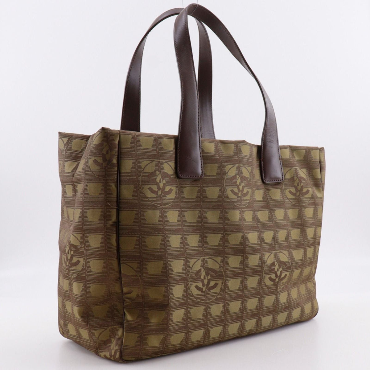 Chanel New Travel Line Nylon Canvas Tote Bag
