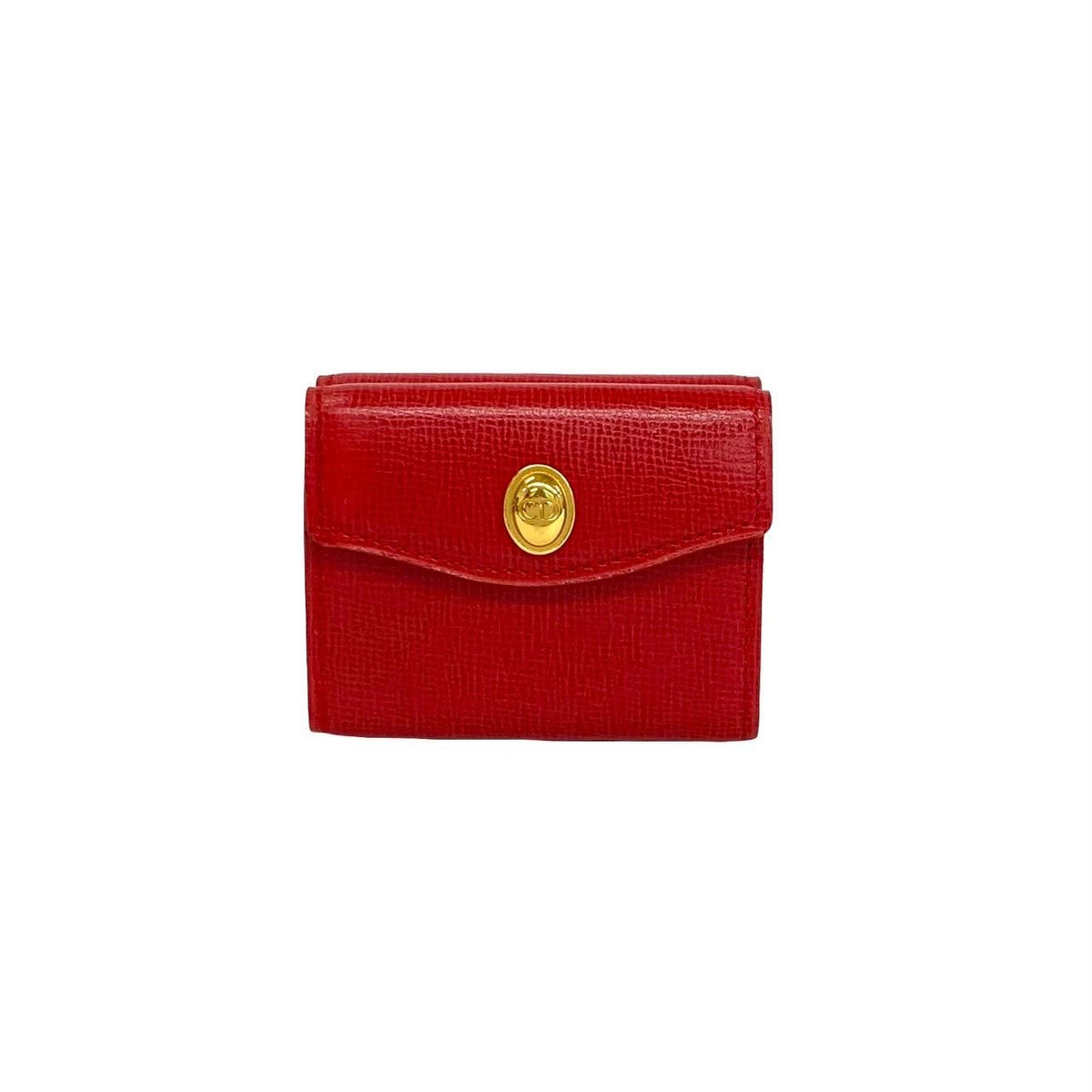 Christian Dior Leather Trifold Wallet