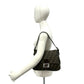 Fendi Mamma Baguette Canvas Leather Shoulder Bag