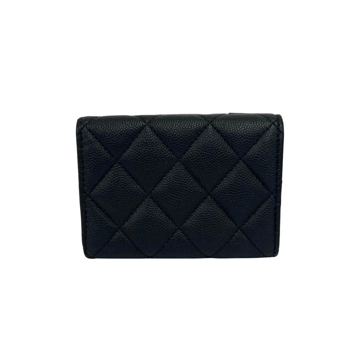 Chanel Mademoiselle Caviar Trifold Wallet