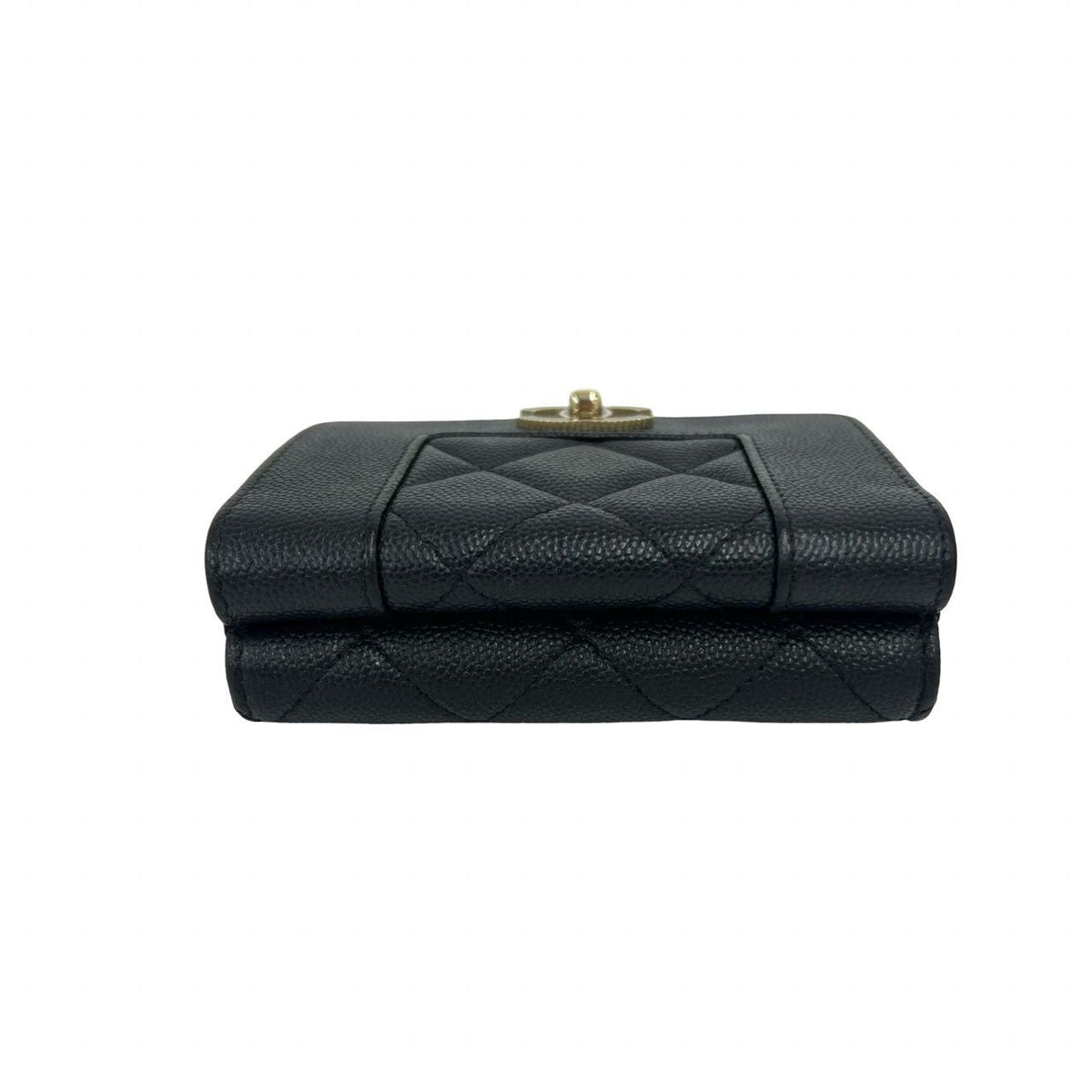 Chanel Mademoiselle Caviar Trifold Wallet