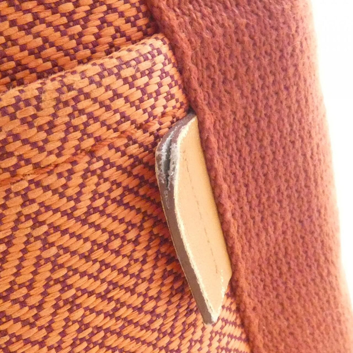 Hermes Sacaxo MM Canvas Abaca Handbag