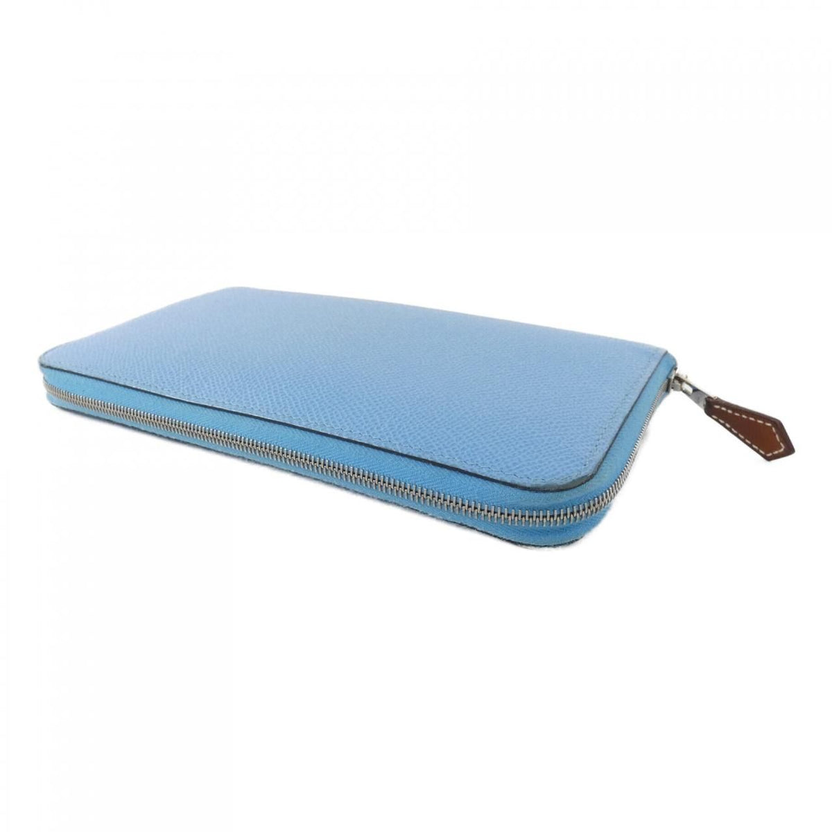 Hermes Fantaisie Botanique Silk In Classic Epsom Long Wallet
