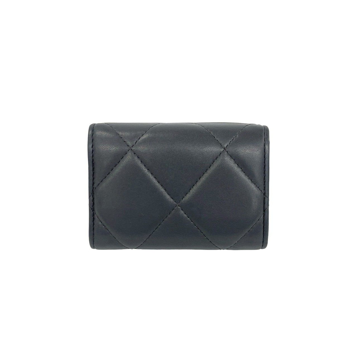 CHANEL 19 Lambskin Trifold Wallet