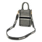 Christian Dior Book Tote Canvas Phone Shoulder Bag